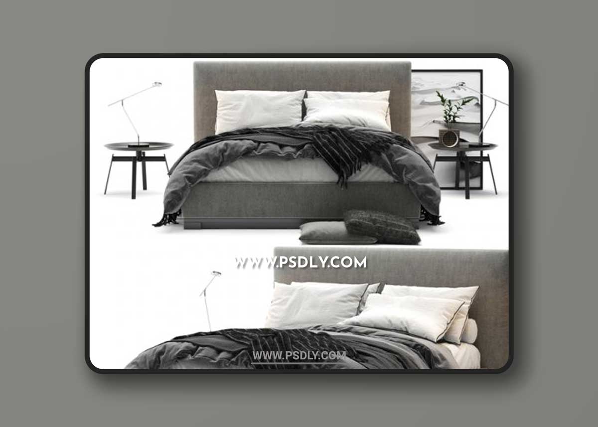 Maxalto Bauci Ovidio Bed 3D Models