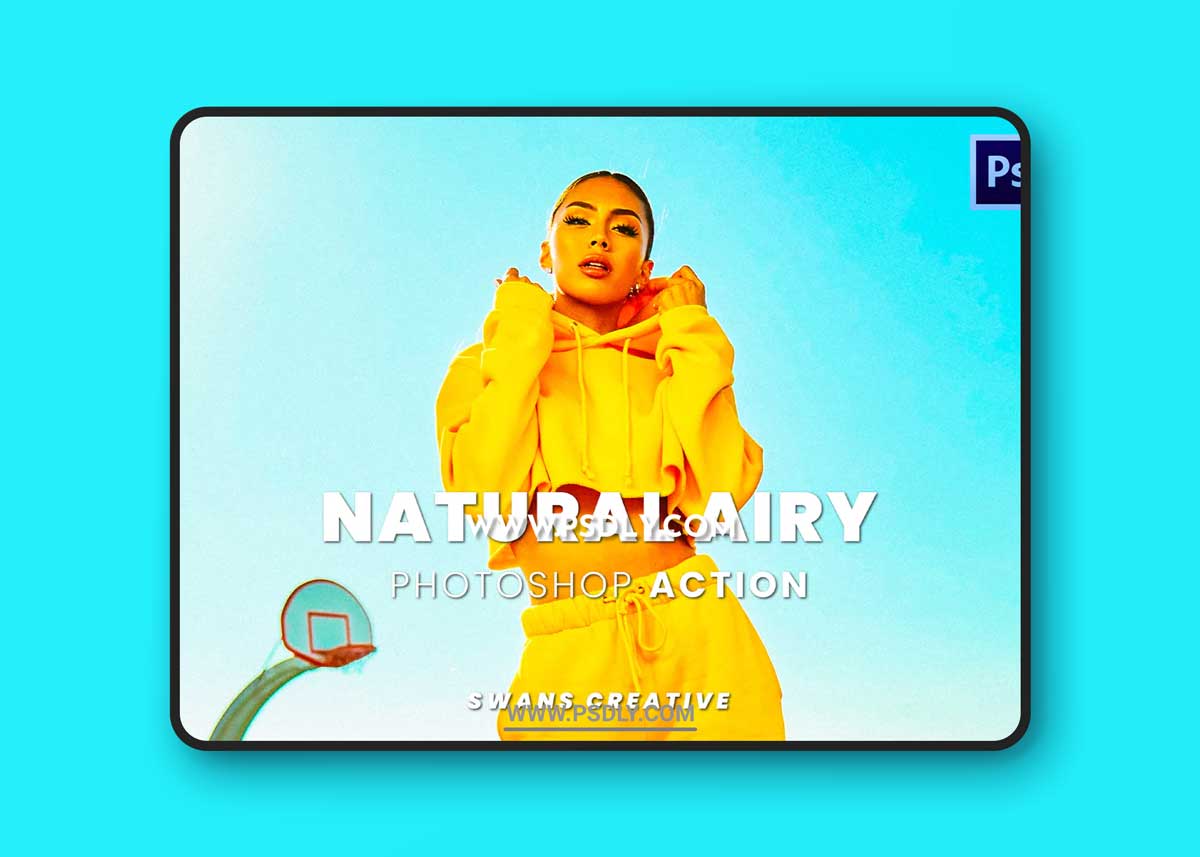 Natural Airy Photoshop Action