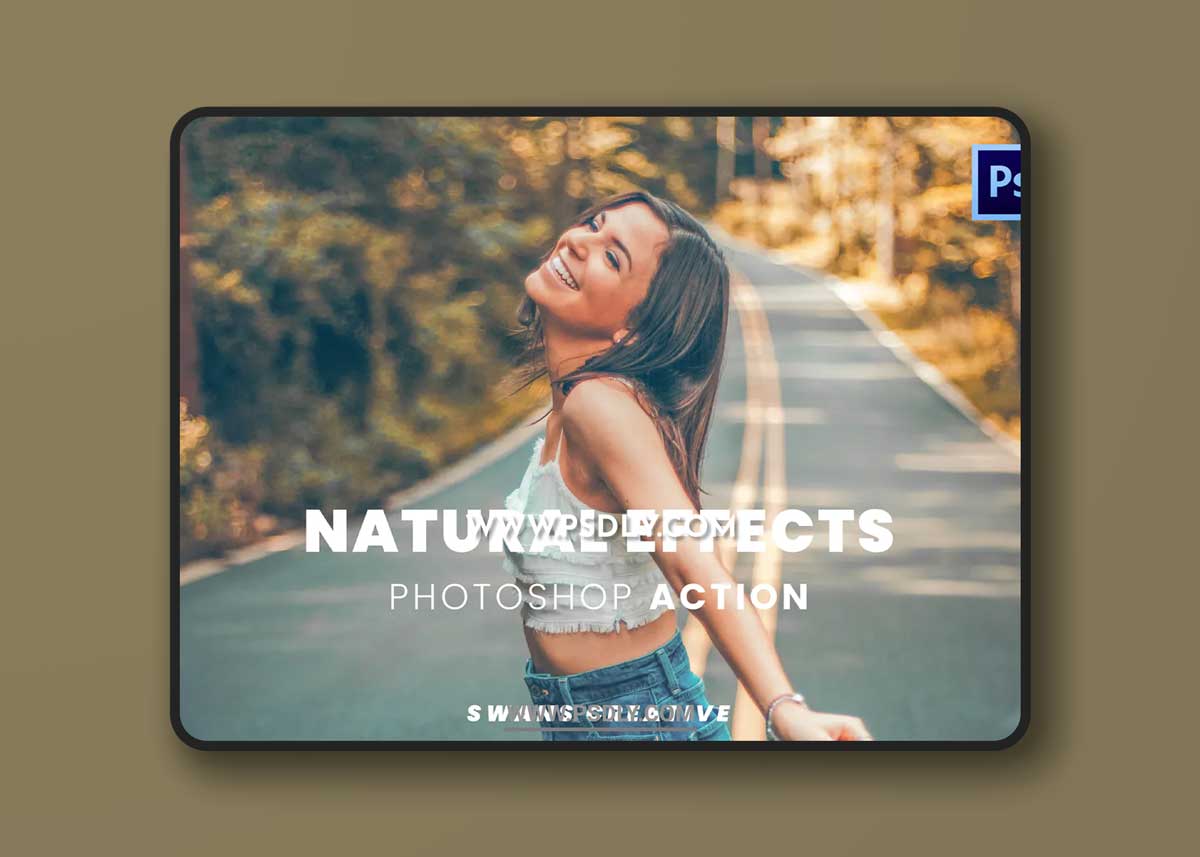 Natural Effects Photoshop Action