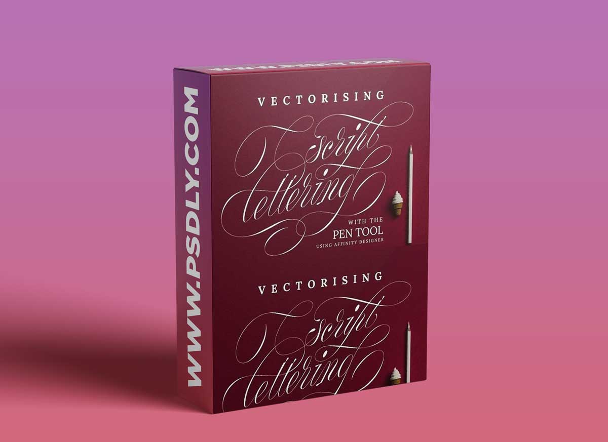 Pen tool for lettering: Vectorising scripts with the pen tool using Affinity Designer