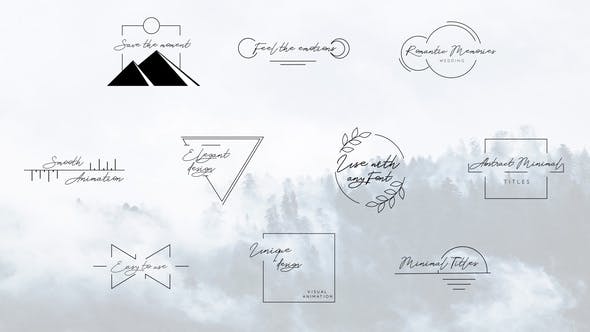 Videohive Minimal Titles || After Effects 34242430