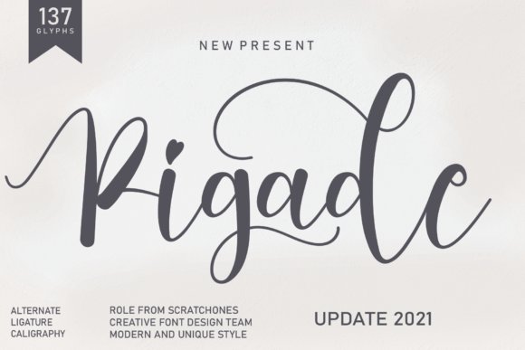 Pigade FontPigade Font