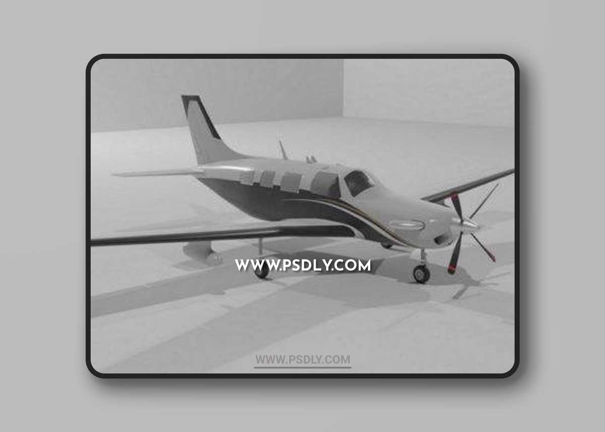 Plain Piper PA-46 3D Model
