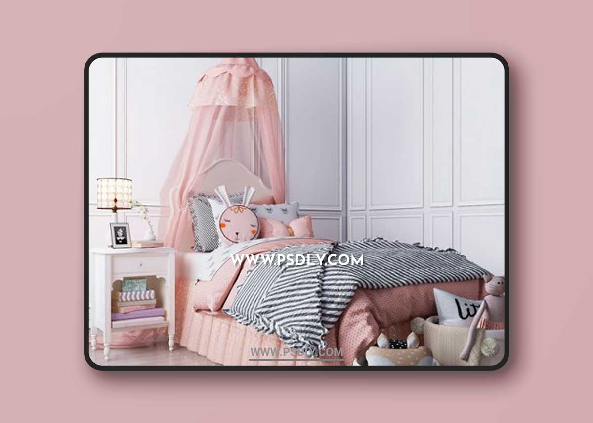 Pottery Barn Juliette bedroom set 3D Models