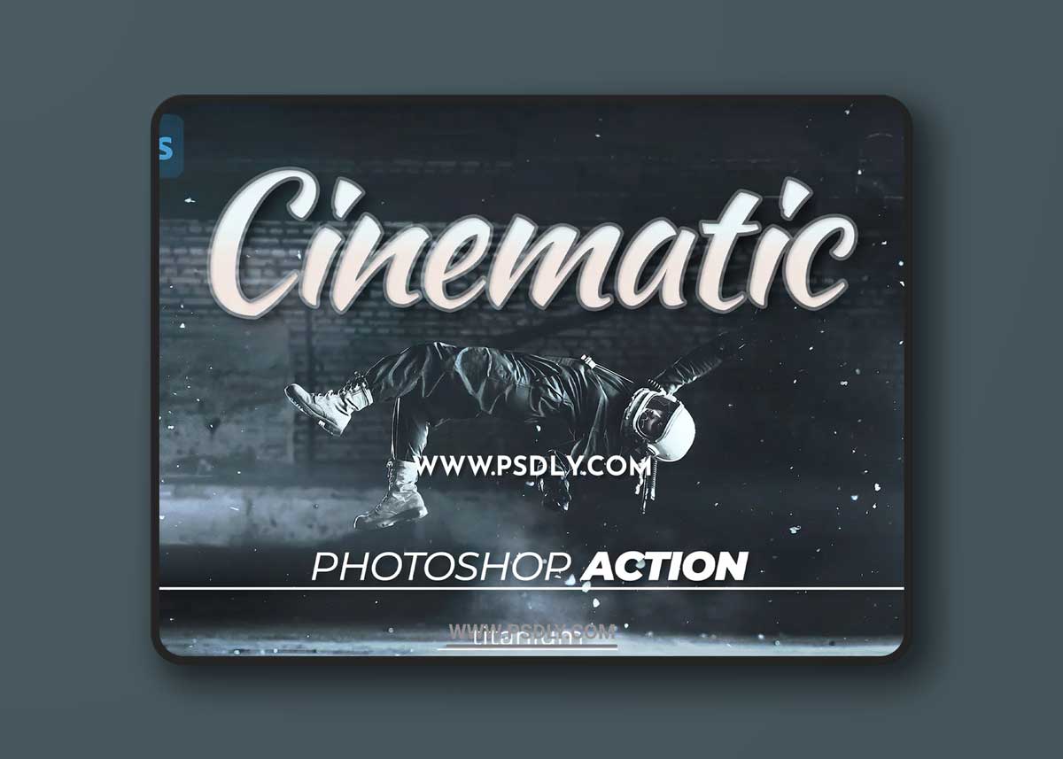 Titanium Cinematic Coloring Photoshop Action