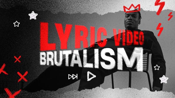 Videohive Lyric Video // Brutalism Typography 34168690