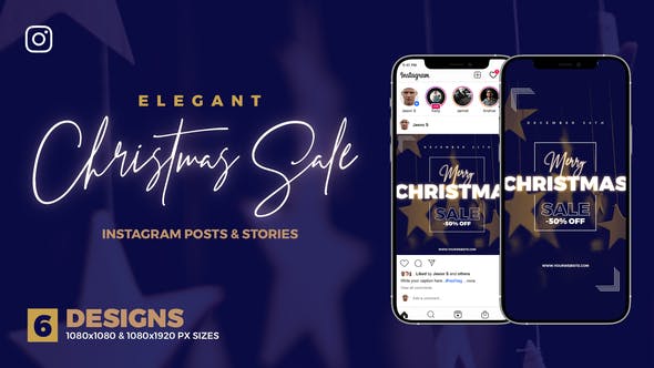 Videohive Merry Christmas Instagram Sale V73 34456575