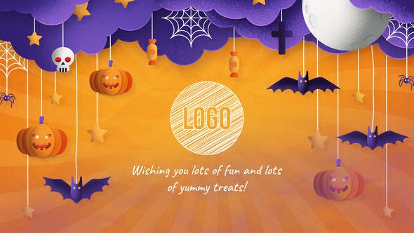 Videohive Modern Halloween Logo 33999049