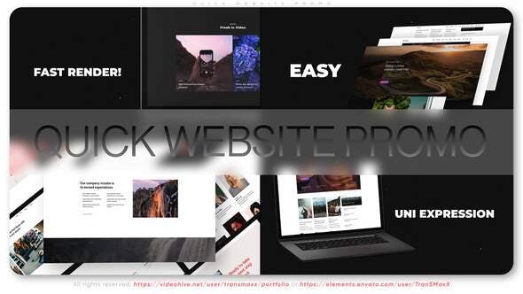 Videohive Quick Website Promo 34422560