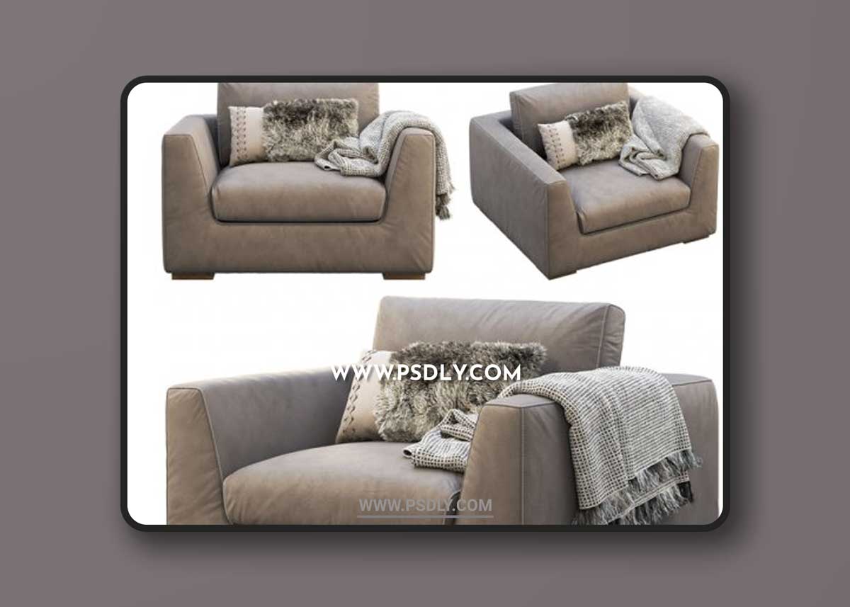 RH Modena Taper Arm Chair