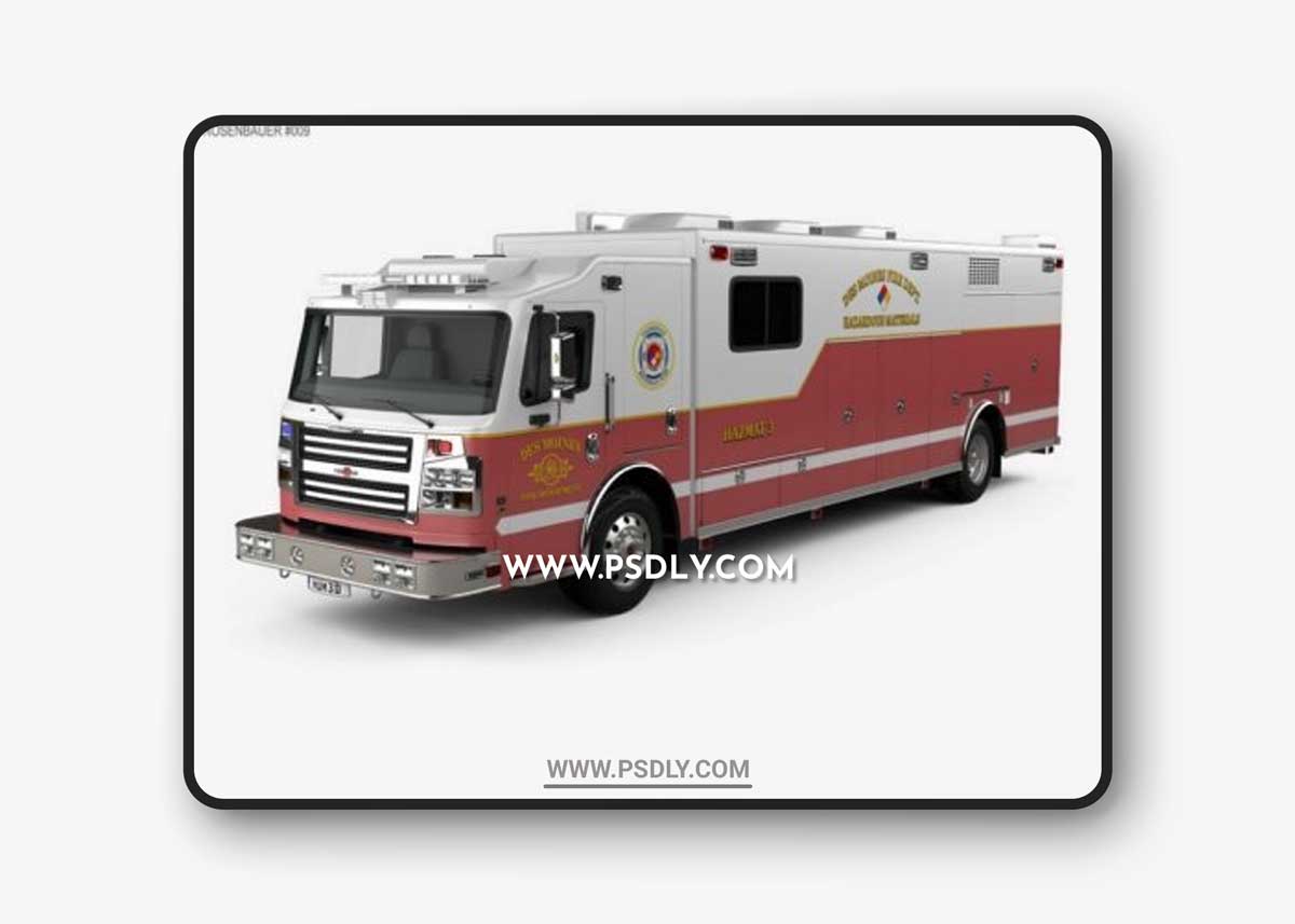 Rosenbauer Walk In Rescue Fire Truck 2017