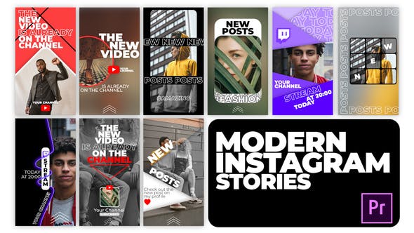 Videohive Modern Instagram Stories 34122630