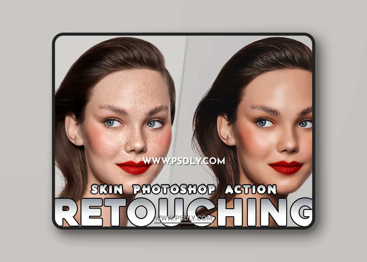 Skin Retouching HDR Fashion Photoshop Action