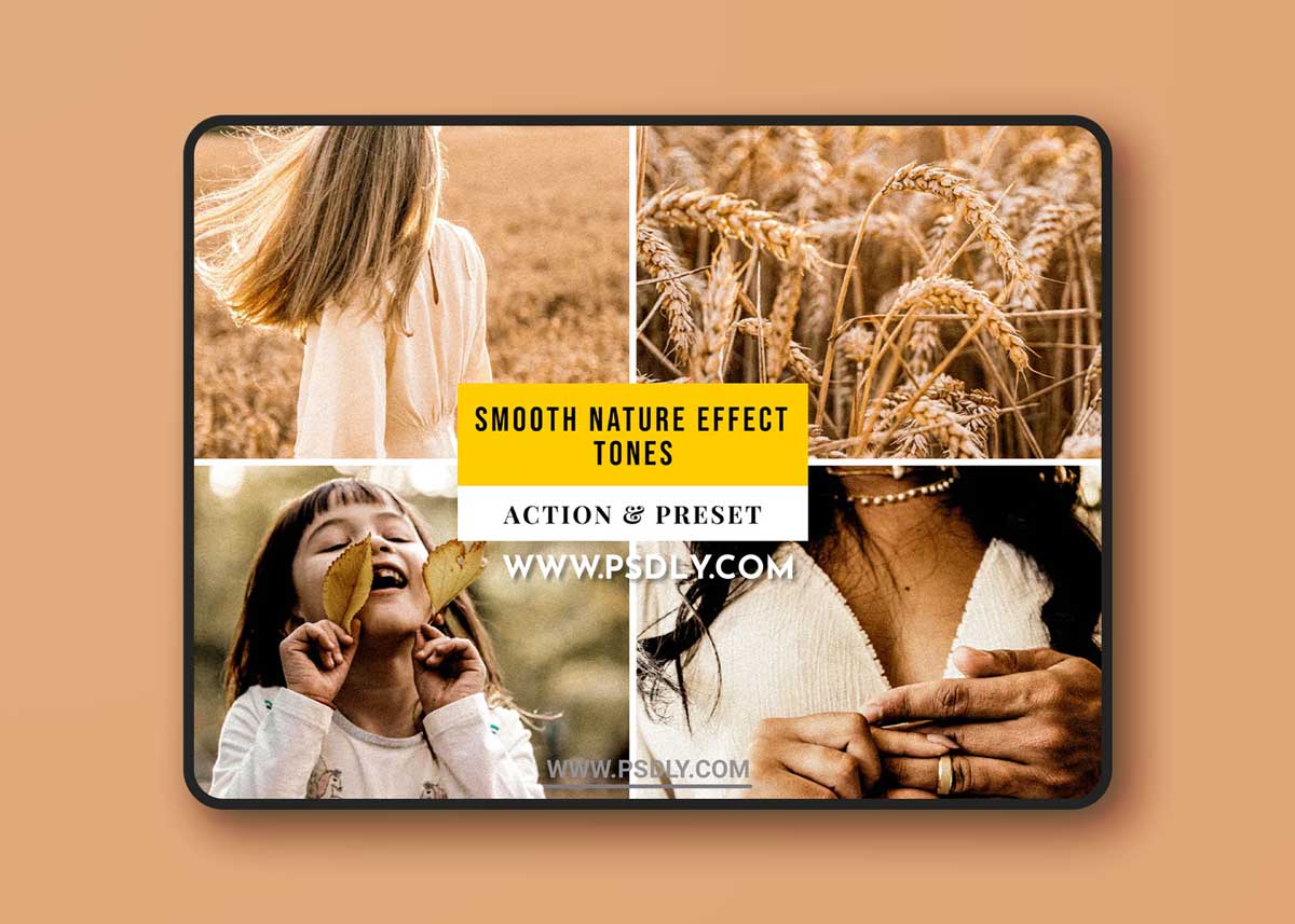 Smooth Nature Effect Tones Action & Lightroom Presets