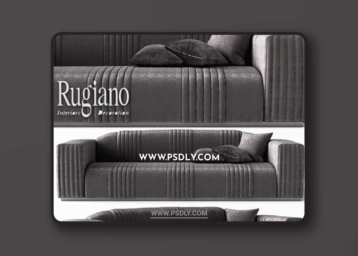 Sofa Rugiano 3D Models
