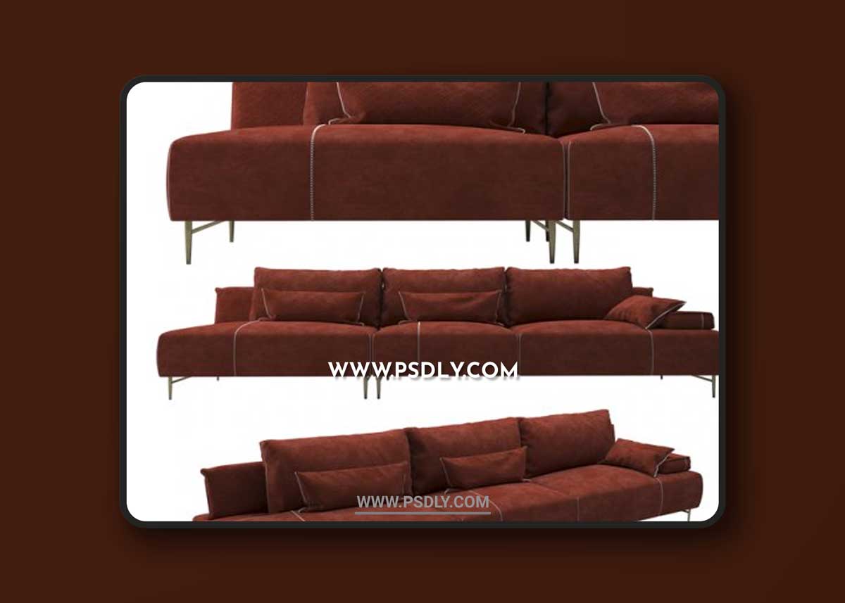 Sofa SAKS 3D Models
