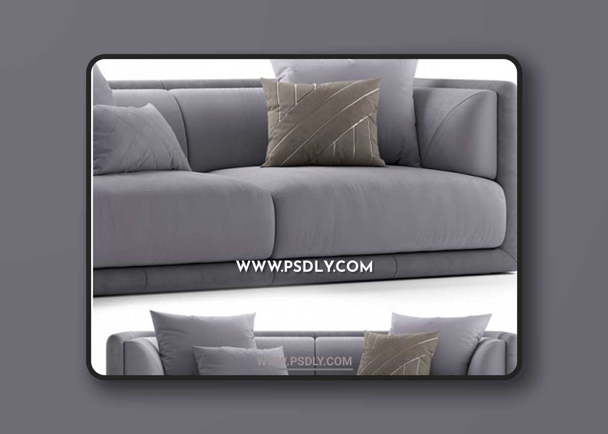 Sofa fendi casa conrad sofa 3D Models