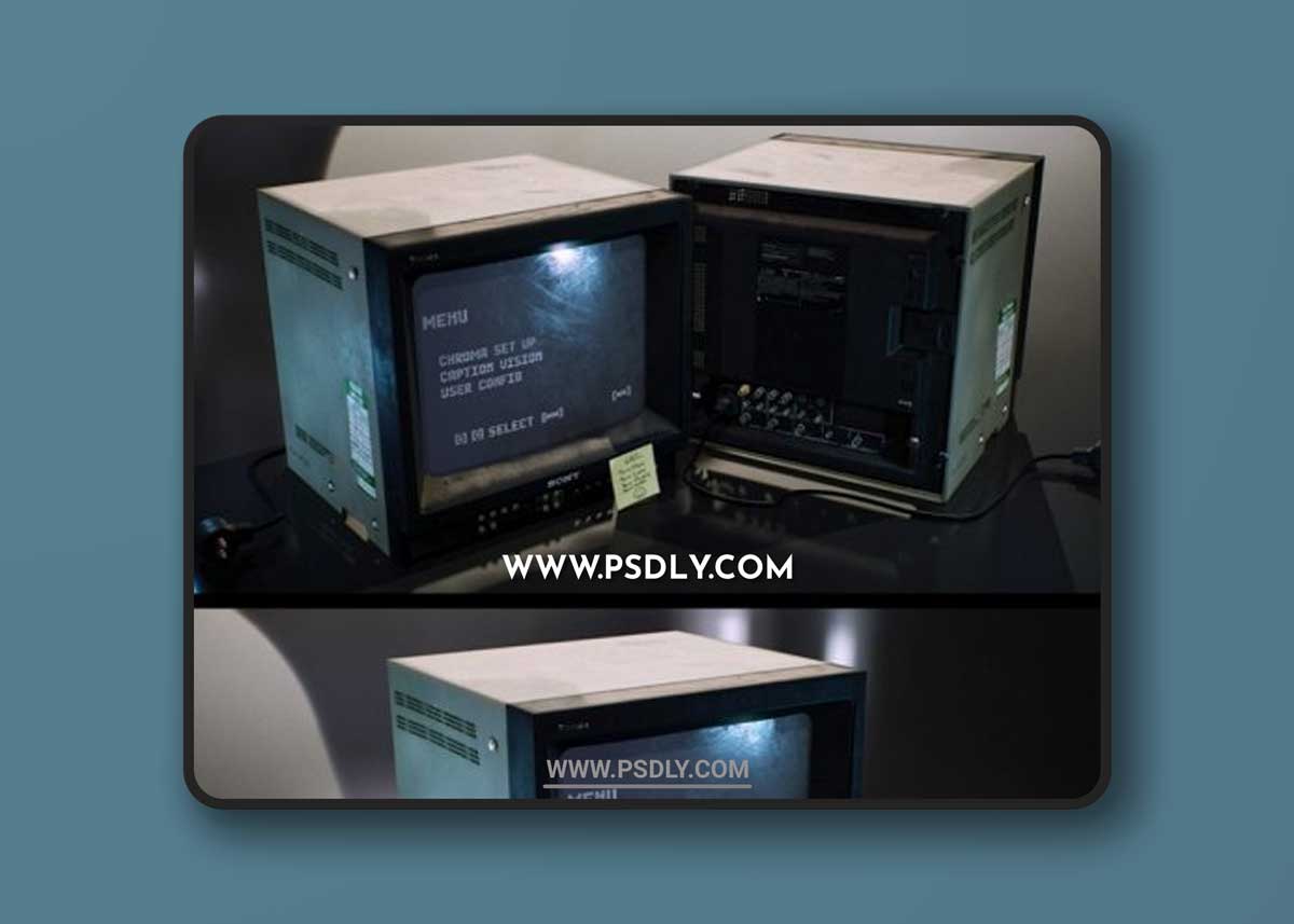 Sony CRT Monitor 3D Models