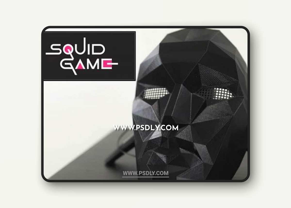 Squid Game – Black Mask 3D Models