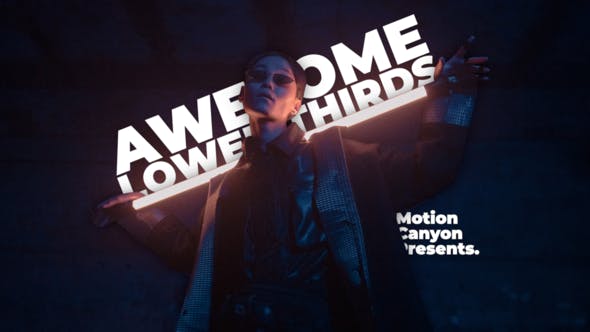 Videohive Awesome Lower Thirds. 34226306