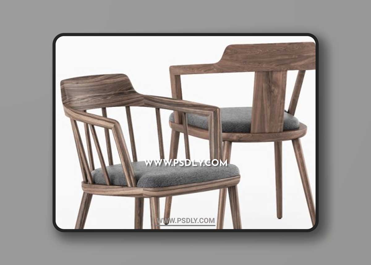 Tiara Sedia, Tilly by Porada 3D Models