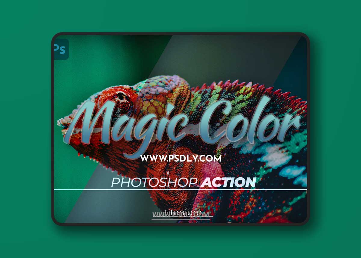 Titanium Magic Color Photoshop Action