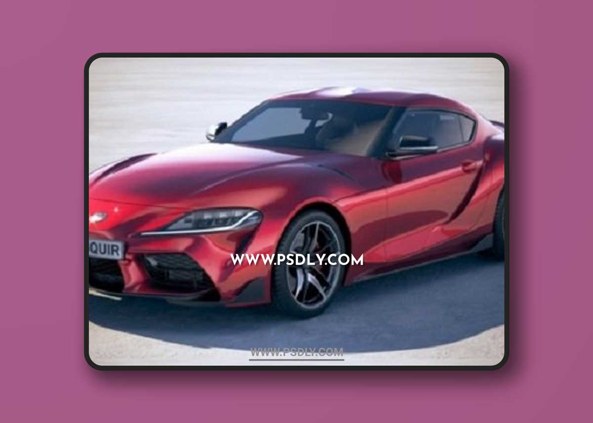 Toyota Supra 2020 3D Model