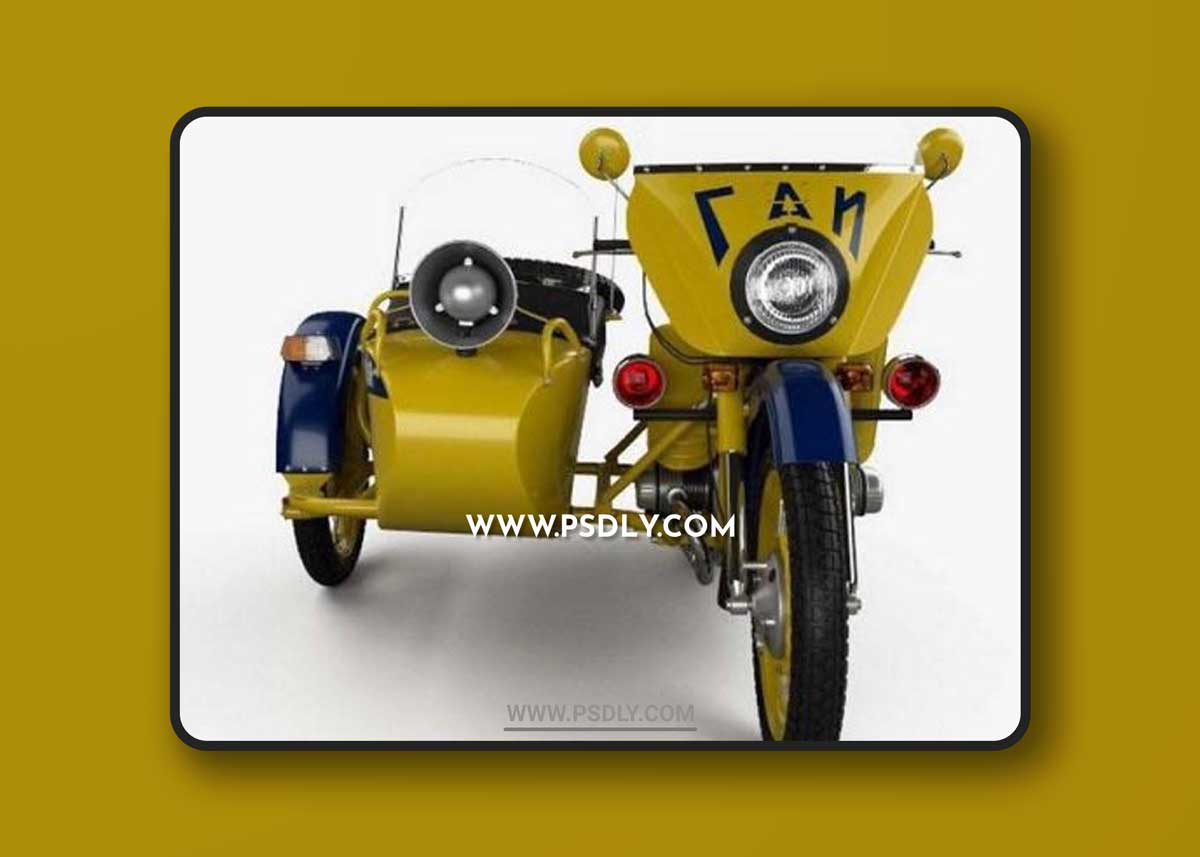 Ural M67-36 P 1976 3D Models