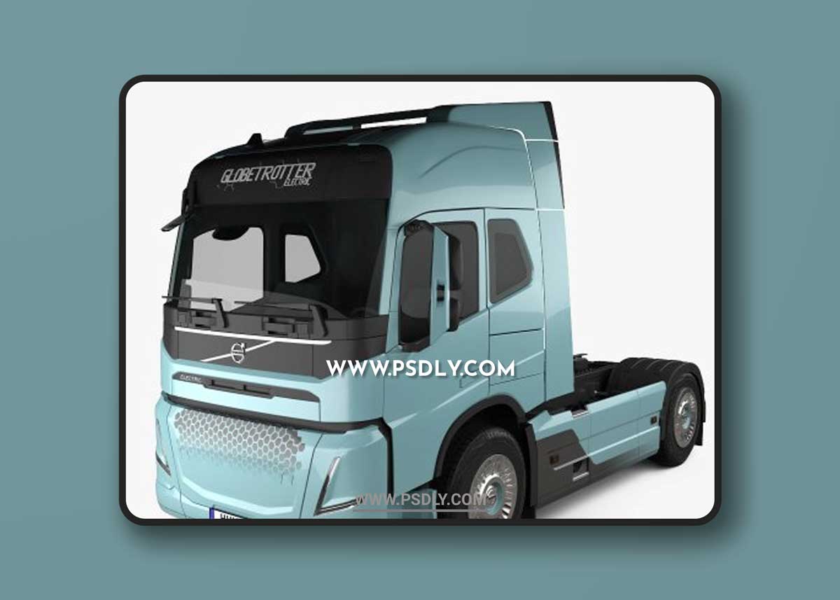 Volvo Electric Tractor Truck 2019 3D model