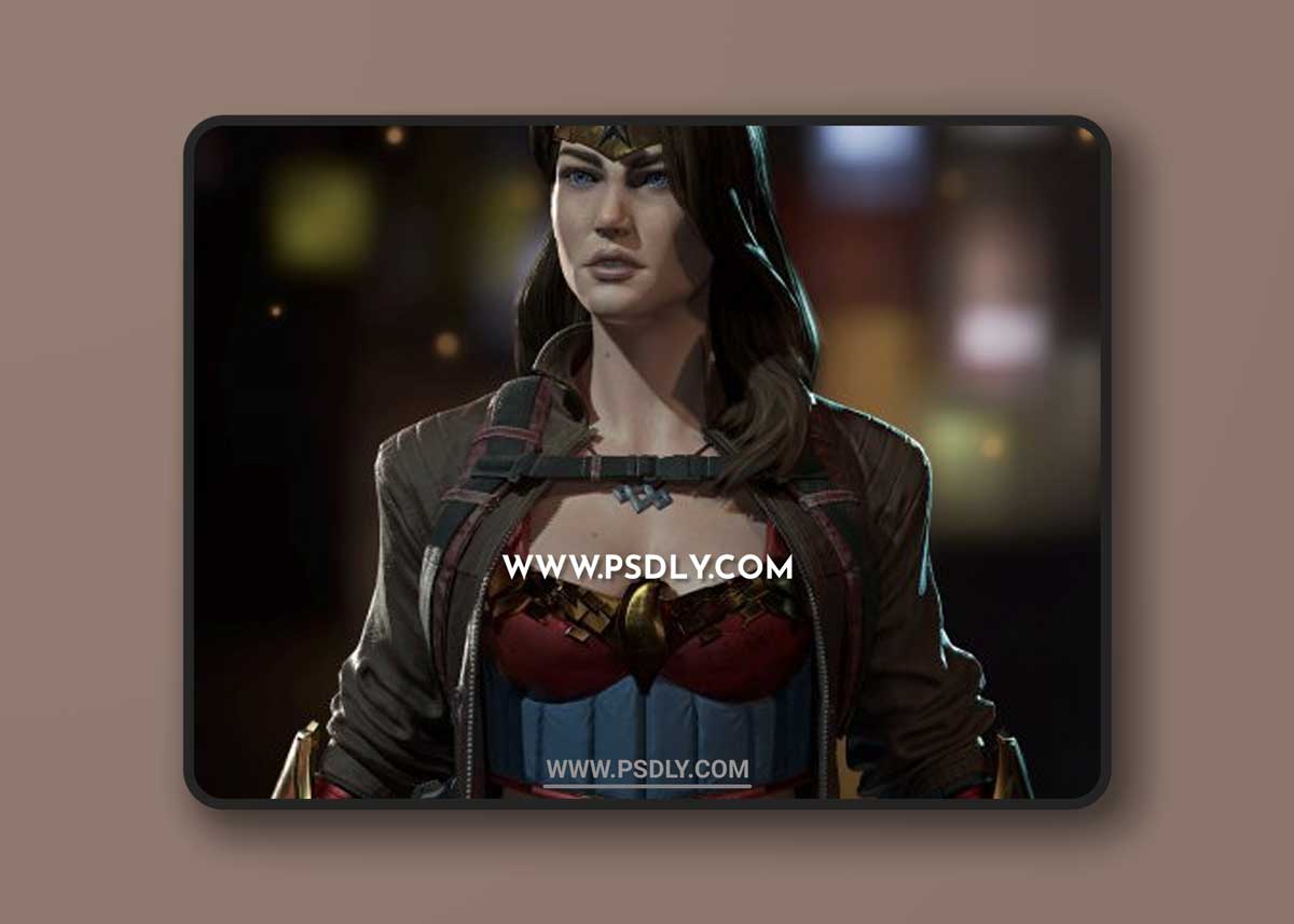 Wonder Woman Undersuit 3D Model