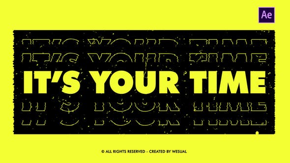 Videohive Glitch Typography 28010943