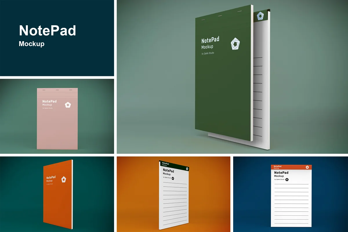 CreativeMarket - NotePad Mockup 5787245