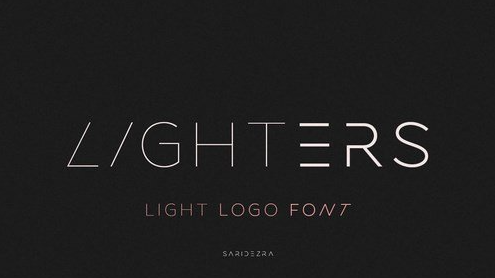 Lighters - Light Logo Font