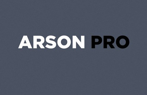 Arson Pro Font
