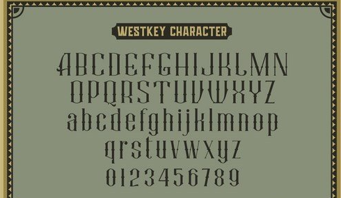 Westkey Victorian Type Font