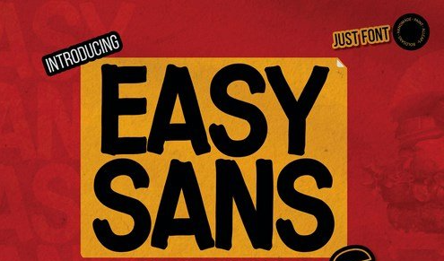 Easysans - All Caps Handmade Sans Serif Font