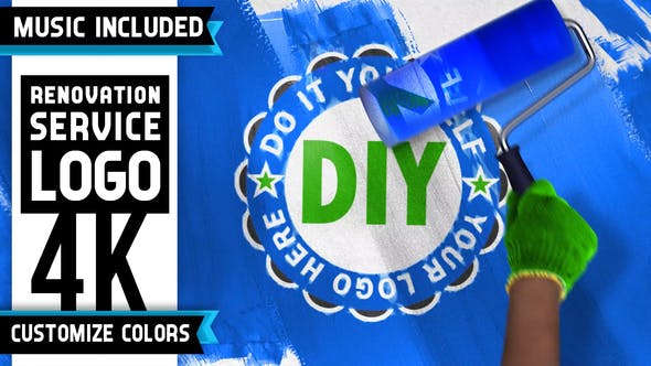 Videohive Renovation Painting Logo 29522004