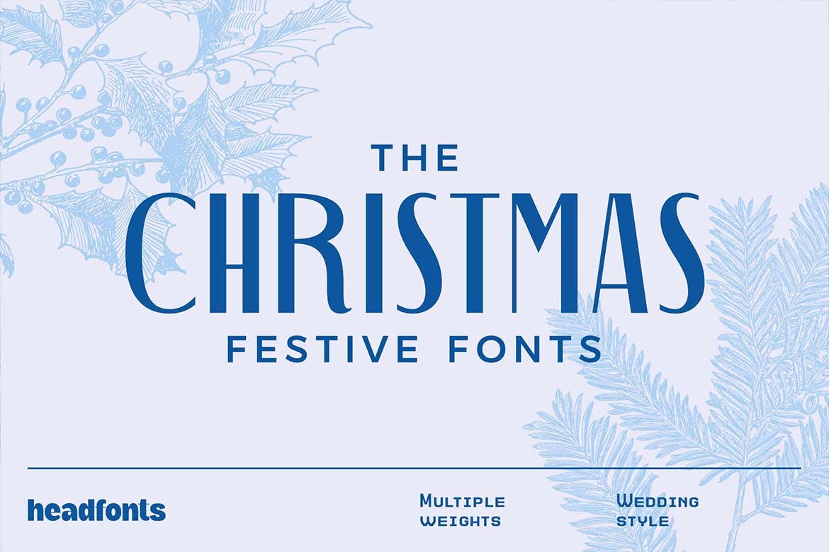The Christmas fonts
