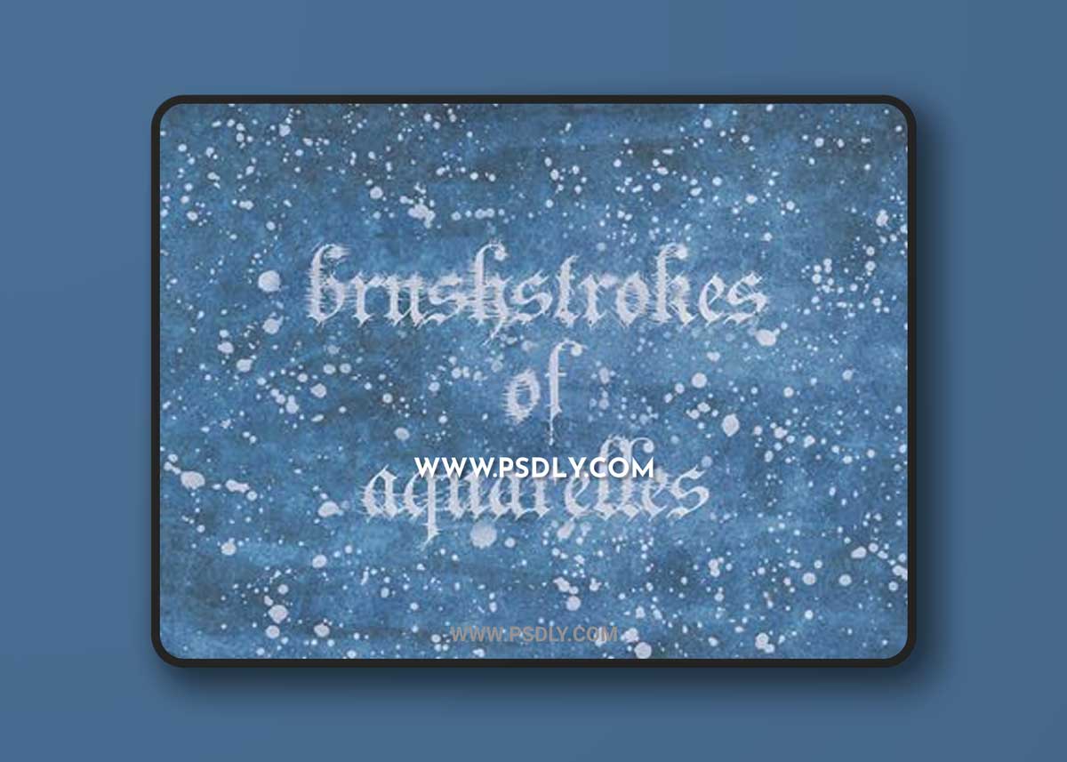 10 Brushstrokes of Aquarelle Textures Pack