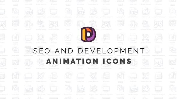 Videohive Seo & Development - Animation Icons 34567877