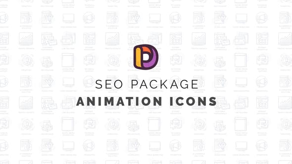 Videohive Seo package - Animation Icons 34567909