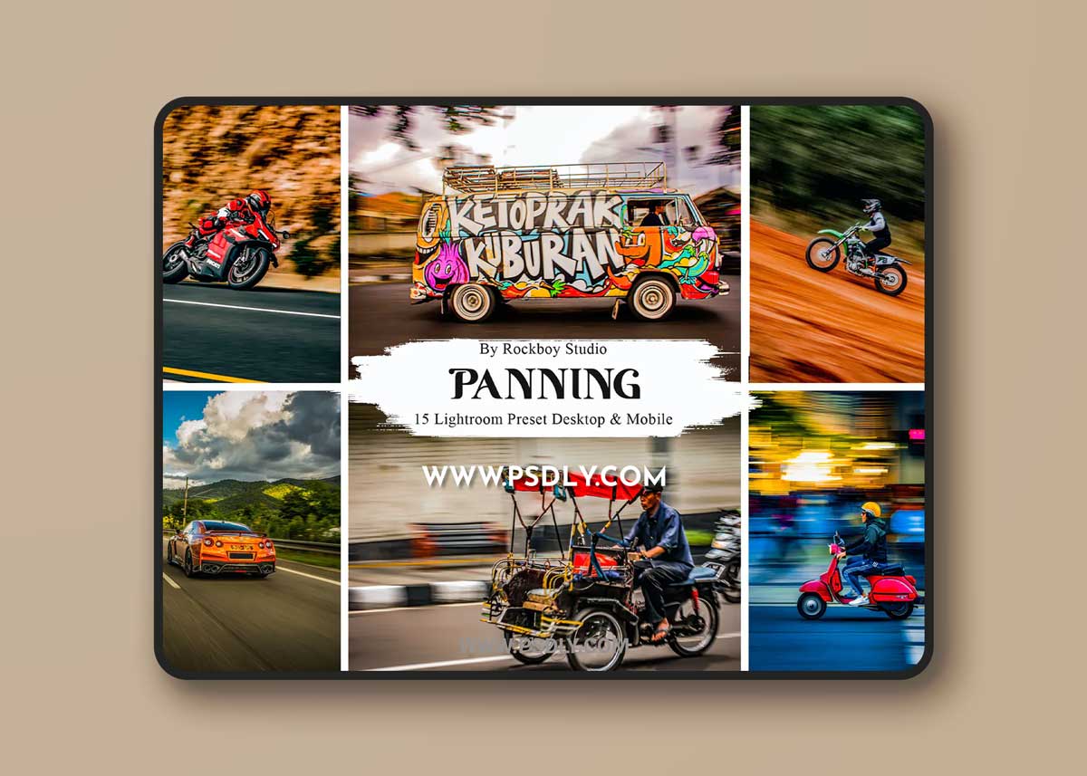 15 Panning Lightroom Presets