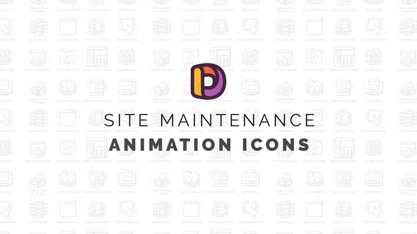 Videohive Site maintenance - Animation Icons 34567956