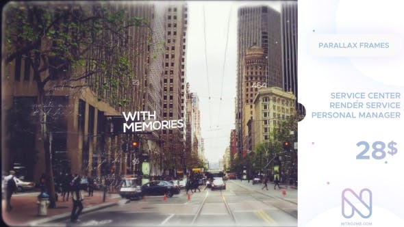 Videohive Parallax Frames 15905435