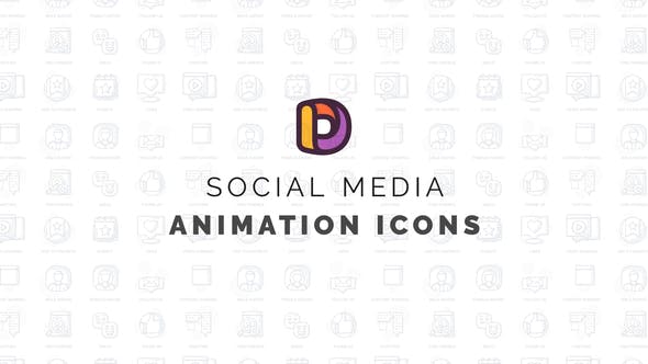 Videohive Social media - Animation Icons 34567984