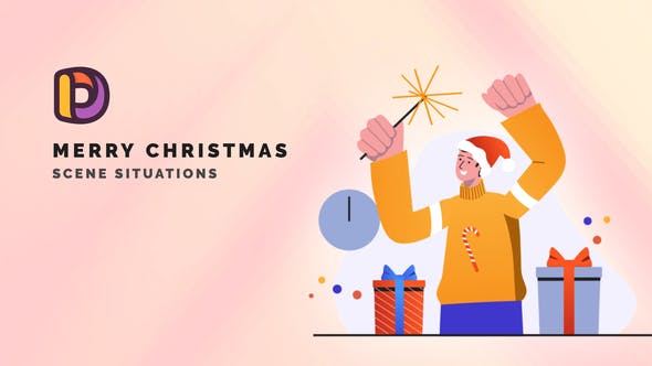 Videohive Merry Christmas - Scene Situations 34664592