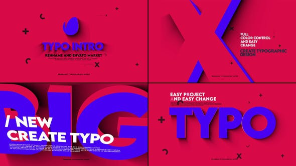 Videohive Typo Intro V2 34569379