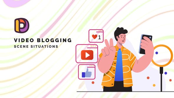 Videohive Video blogging - Scene Situations 34664966