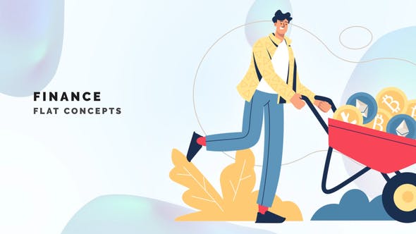 Videohive Finance - Flat Concepts 34601268
