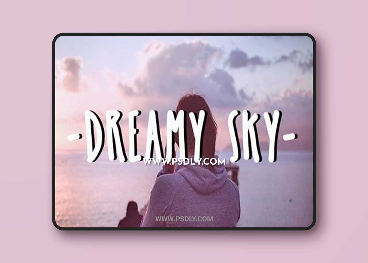 40 Pastel Sky Photo Overlays